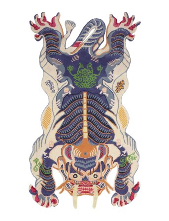 Bongusta Dragon Rug Large - Multi/patterned - 200X110CM