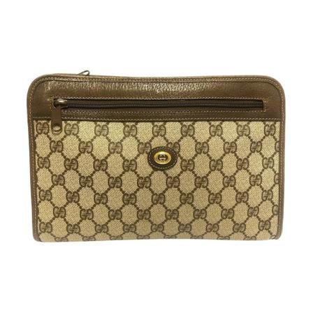 Gucci Vintage Clutches , Beige , Dames , Maat: ONE Size Vintage Tassen