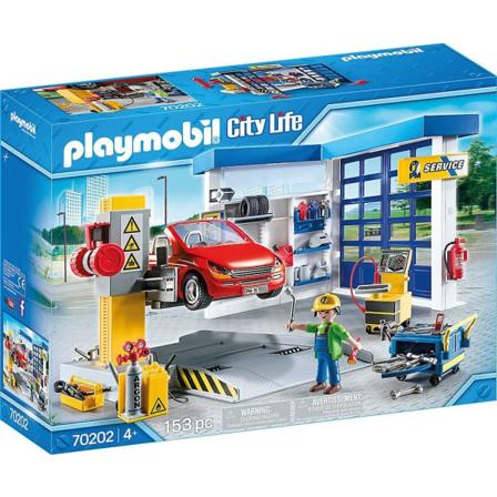 Playmobil City Life Verkstad Med Bil Mix Color