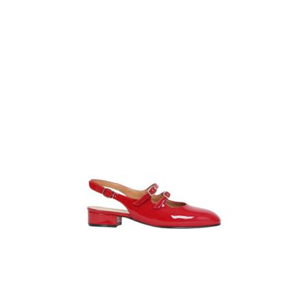 Carel, Peach Double Strap Derbies Czerwony, Kobieta, Rozmiar: 40 EU