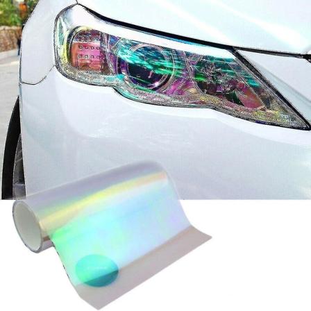 Kamæleon Forlygte Baglygte Farveskiftende Film Transparent Farvetone Vinyl Wrap Sticker 120x30 Cm
