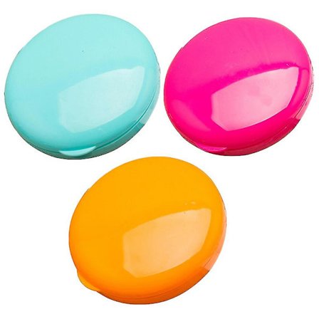 3 stk. Pilleæske med 7 Rum Plast Ugentlig Mini Pilleæske Pille Organiser Medicin Opbevaringskasse