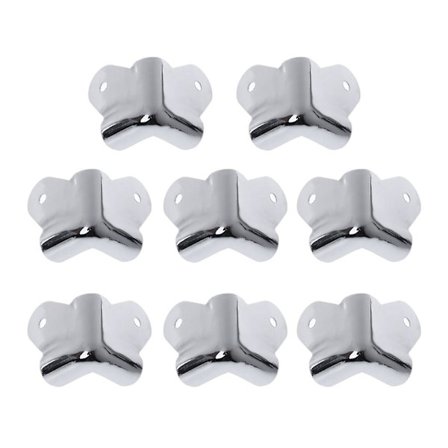 8 stk. Højttaler Hjørnebeskyttelse Vinkel Kabinet Metal Musikinstrument Guitar