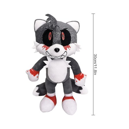 Paha Sonic -pehmolelu Sonic-täytetty pehmolelu nukke Tumma Sonic -pehmolelu suositusta Sonic-peleistä Lahja faneille