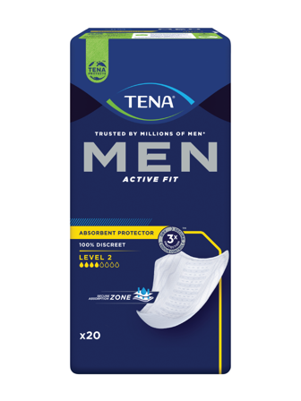 Tena MEN Level 2, 20 stk.
