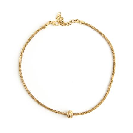 Dior Vintage Pre-owned Necklace , Geel , Dames , Maat: ONE Size Vintage Sieraden