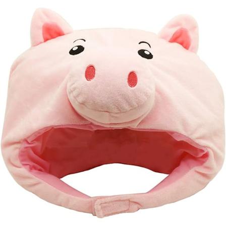 Uutuus pehmo vaaleanpunainen sikahattu Ei haalistu ja hyvä joustavuus Sopii Cosplay-asuun koristeeseen pink