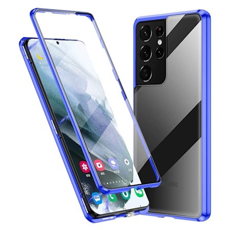 Stilfuldt Dobbelt Magnetisk Skal - Samsung Galaxy S21 Ultra