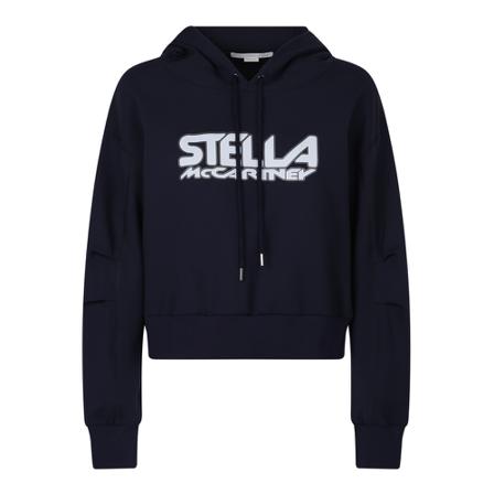 Stella McCartney branded hoodie Blå, Dame