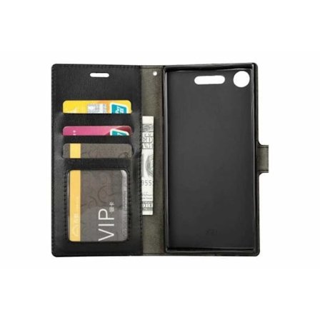 Xperia XZ1 Compact Plånboksfodral PU-Läder 4-FACK