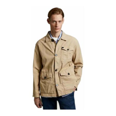 Fay Light Jas , Beige , Heren , Maat: M