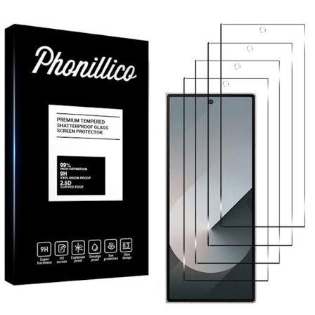 Härdat Glas för Samsung Galaxy Z FOLD 6 [Pack 4] Skärmskydd Film Phonillico