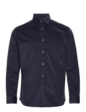 Slhregbenjamin Cord Shirt Ls W Skjorta Casual Marinblå Selected Homme
