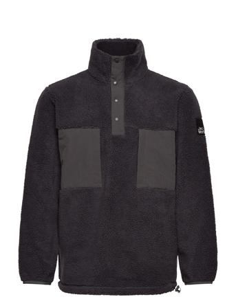 Pank Snap M Sweatshirts & Hoodies Fleeces & Midlayers Sort Jack Wolfskin