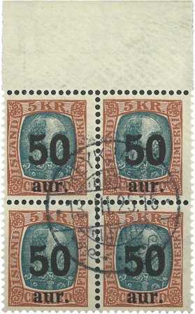 Island 1925 - AFA 113 - Stemplet