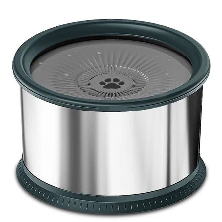 6,5L Hundevannskål 6 liter Super Stor Kapasitet Sølefri Hundevannskål, Rustfritt Stål Sølesikker Vannautomat (B)[CO]