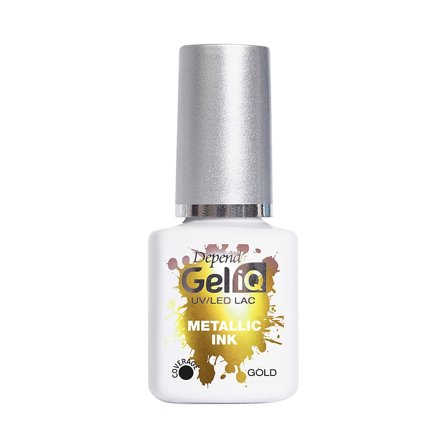 Depend Gel iQ Metallic Ink Gold, Makeup, Gelénegle, Gel Neglelak