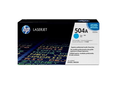 HP Toner CE251A 504A 7K Cyan - Lyreco - Toner och bläck - Tonerkassetter - Toner HP