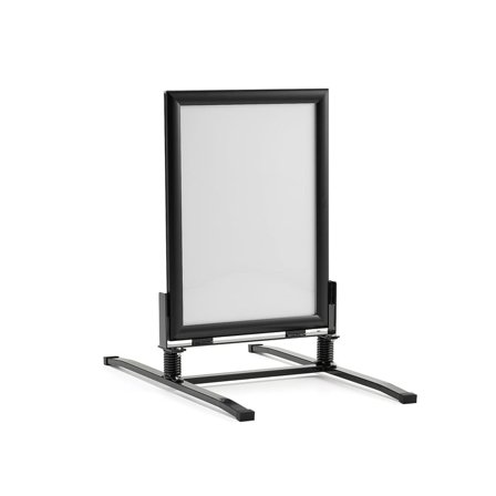 Swing sign stand, 500x700 mm, black