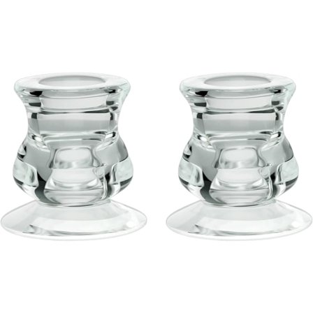 IC 2-pakkikoko kirkasta lasia Kynttilänjalat Kynttilänjalat pylväslyhtyihin