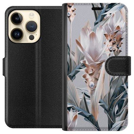 Kompatibelt Plånboksfodral till Apple Apple iPhone 15 Pro Bloom