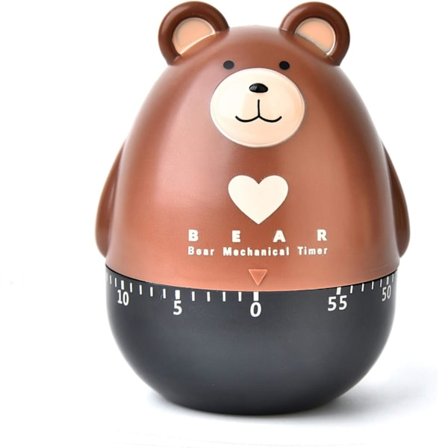 Mini roterande timer Mekanisk roterande timer Kreativ kökstimer Påminnelse Hantera tidtagare Batteri-