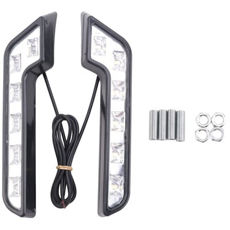 2X 12V Super DRL LED Bilens Dagkørselslys Vandtæt Køre Tågelampe Bil Styling