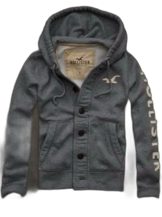 Vintage Hollister Cardigan Med Knappar (sällsynt)