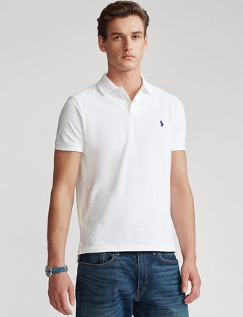Polo Ralph Lauren The Iconic Mesh Polo Shirt - White - M