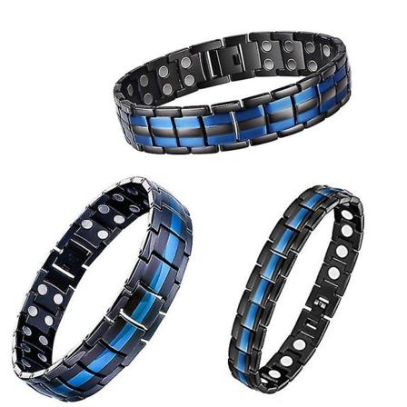 15mm rustfrit stål magnetarmbånd Titanium stålarmbånd Energiarmbånd til mænd