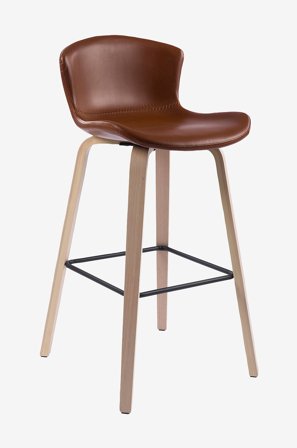 Nordic Furniture Group - Barstol Kine 2-pak - Brun - Barstole & -taburetter - Fra Homeroom
