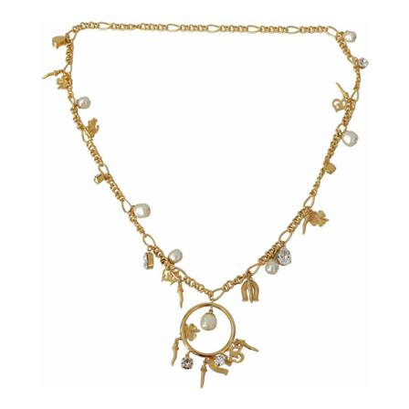 Dolce & Gabbana, Necklaces Żółty, Kobieta, Rozmiar: ONE Size