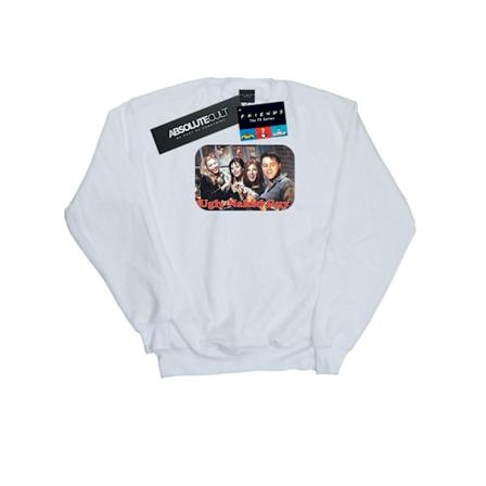 Friends Girls Ugly Naked Guy Sweatshirt 12-13 år Vit White 12-13 Years