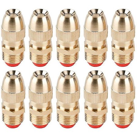 10 stk. 1/2 tomme Justerbar Sprinklerafstand Sprinkler Messingdyse Haveplæne Vanding W