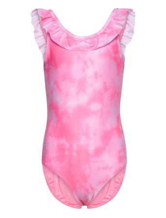 Kids Recycled Ruffle Swim -Piece Pink GAP