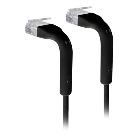UniFi Ethernet Patch Cable Bendable booted RJ451m black