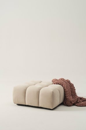 Jotex - Sittepuff 70x70 Cm Sandbeige - TOLO - Kjøp Sittepuffer hos Jotex