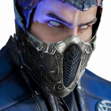 Scorpion Sub-Zero Mask Cosplay Halloween Kostym För Män (FMY)