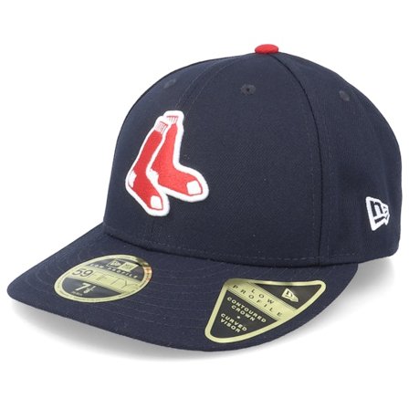 New Era - Azul fitted Gorra - Hatstore Exclusive x Boston Red Sox Poly Low Profile 59FIFTY Navy Fitted @ Hatstore