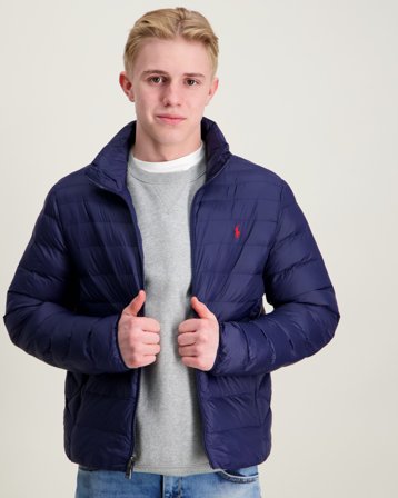 Polo Ralph Lauren P-Layer 2 Packable Quilted Jacket Niebieski Kurtki Chłopiec - Kids Brand Store