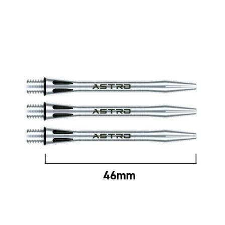 Winmau Astro Aluminium Shafts | Winmau.com Medium / Black