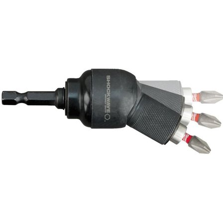 Milwaukee Shockwave Knuckle Vinkelskrueforsats med bits, Maskintilbehør & forbrugsvarer