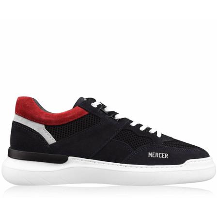 Mercer Amsterdam Backspin Low Top Sneakers , Blauw , Heren , Maat: 43 EU