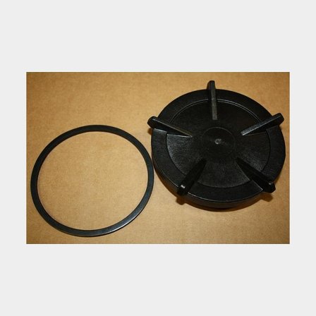 Skruelåg med O-ring Plastimo, til lænsepumper