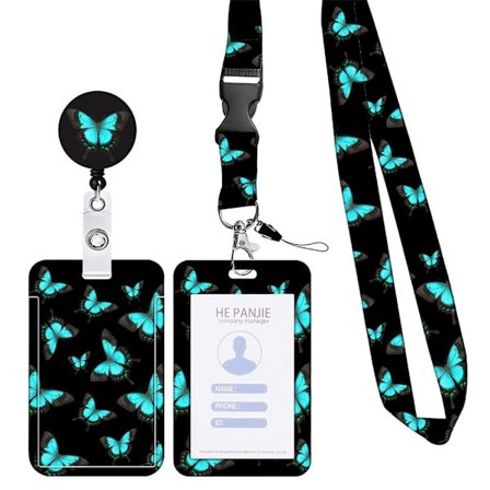 3 stk/sett uttrekkbar kortholder ID Business Case 1 1