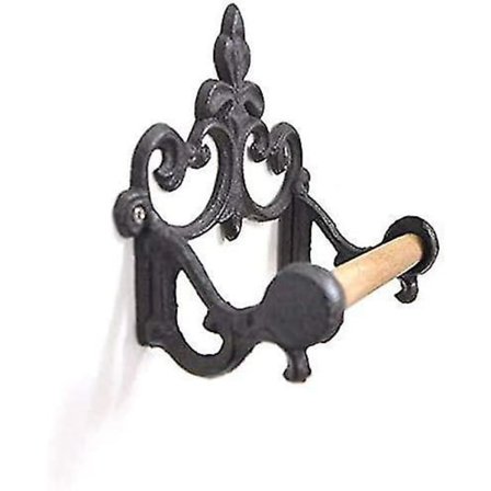 Vintage Toalettpapirholder i Støpejern for Kjøkken og Bad