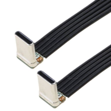 UsbC TypeC Mjuk Platt Kabel Hane Till Hane Laddningskabel Snabbladdning 480M