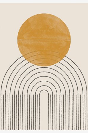 Pelcasa - Plakat Arch Composition No4. - Beige - Posters - Fra Homeroom