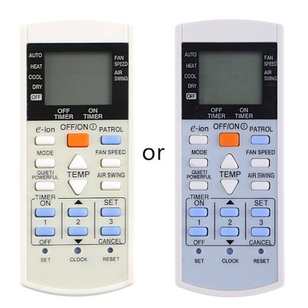 Universal fjernbetjening til aircondition, erstatning for Panasonic A75C3058 A75C3068 A75C2988 A75C3298 airconditionanlæg