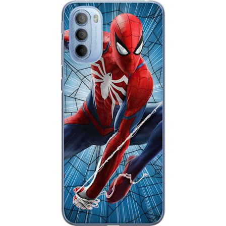 Kompatibelt Mobildeksel til Motorola Moto G31 Spiderman